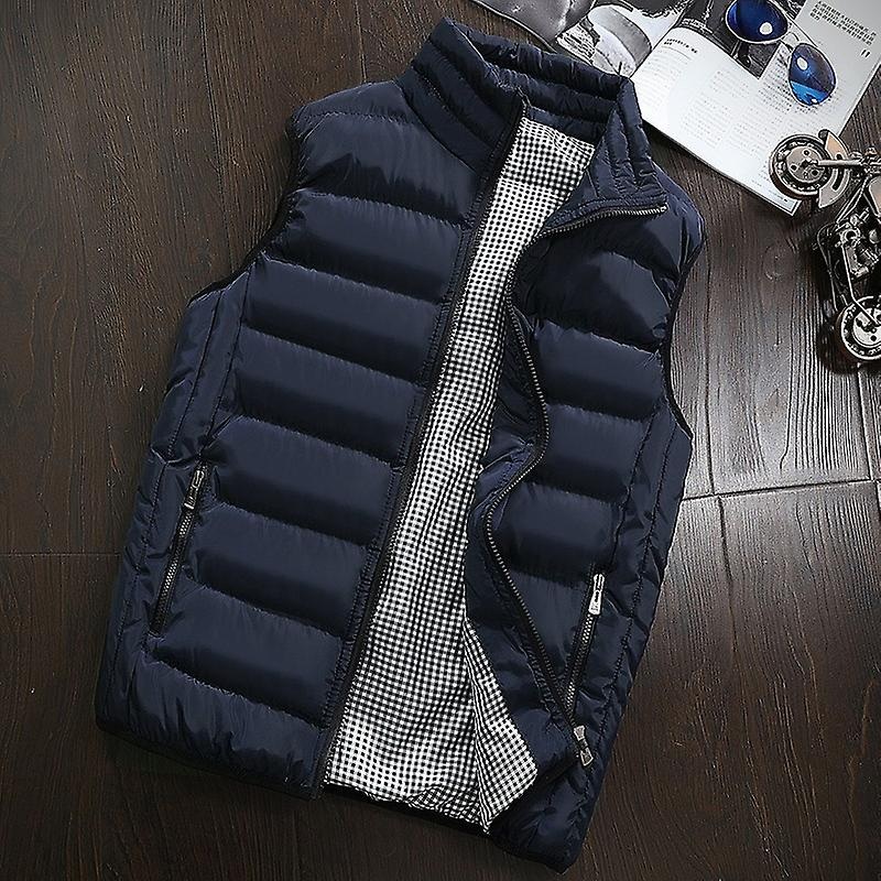 Clothing Vest Jacket for Mens New Autumn Warm Sleeveless Jacket Male Winter Casual Waistcoat Men Ves