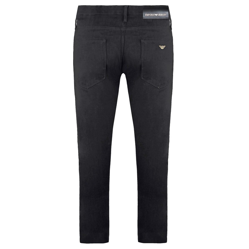Emporio Armani Gold Series Mens Slim Fit Dark Grey Jeans 6Z1J00 1D2JZ 0006