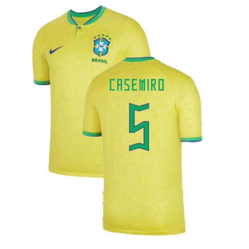 2022-2023 Brazil Home Shirt (CASEMIRO 5)