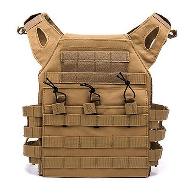 Tactical Vest Men MOLLE Plate Carrier for Outdoor Hunting Hiking Airsoft Khaki