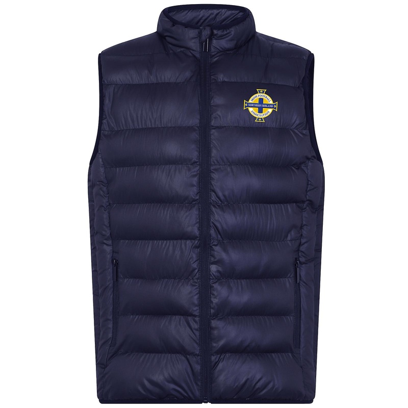 Northern Ireland Mens Gilet Jacket Body Warmer Padded OFFICIAL Football Gift