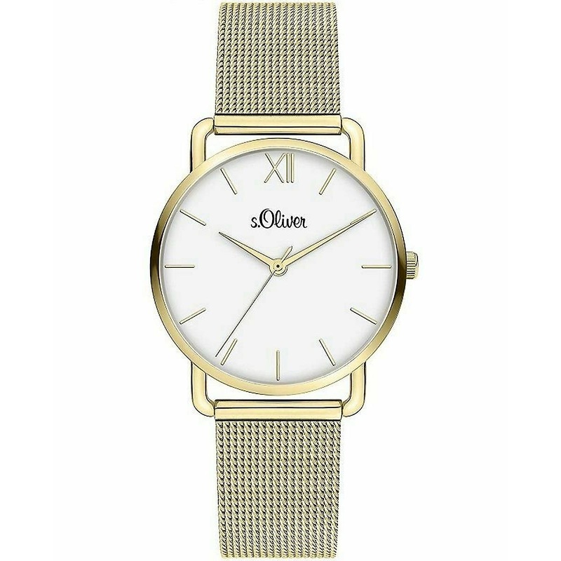 s.Oliver Ladies Watch Wristwatch Stainless Steel SO-4116-MQ
