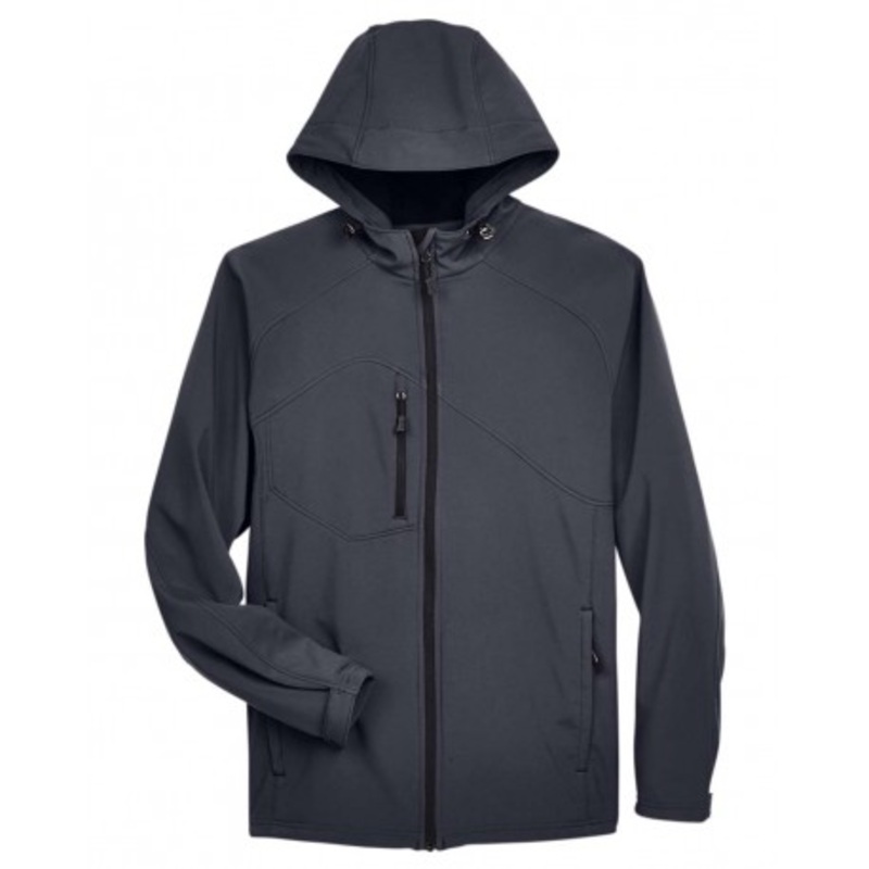 North End 88166 Glacier Insulated Three-Layer Fleece Soft Shell Hood Jacket | North End 88166