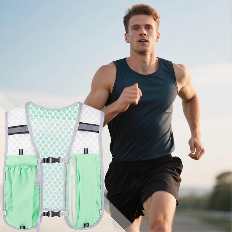 Running Hydration Vest, Lightweight Water Pack, Black Breathable Chest Vest With Phone Pocket, For Women, Marathons