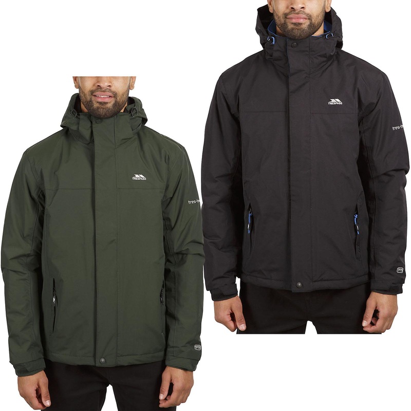 Trespass Mens Donelly Waterproof Hooded Insulated Warm Winter Jacket Coat