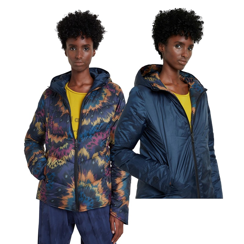 Desigual New Galactic Reversible Padded Lightweight Jacket 20WOEW02