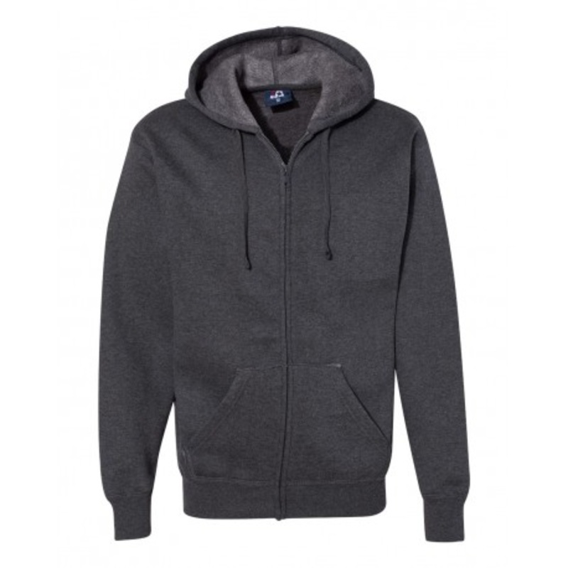 J. America 8821 Premium Full-Zip Hooded Sweatshirt | J. America 8821