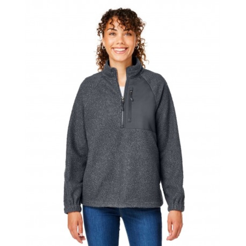 North End NE713W Ladies’ Aura Sweater Fleece Quarter-Zip | North End NE713W