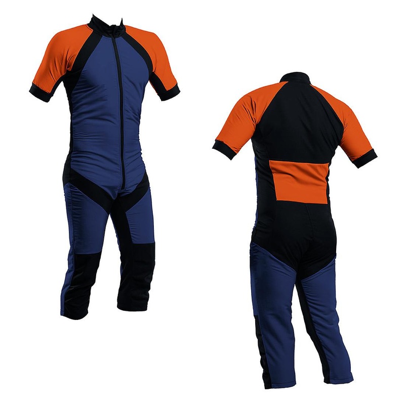 Skydiving Summer Suit Navy-orange S2-03
