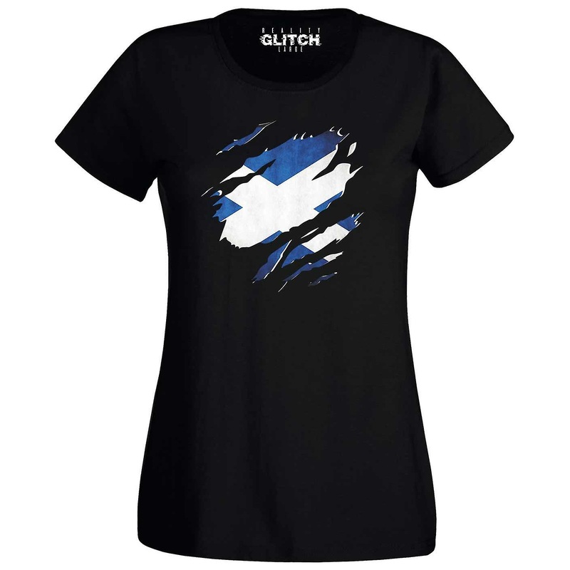 Women’s Torn Scotland T-shirt