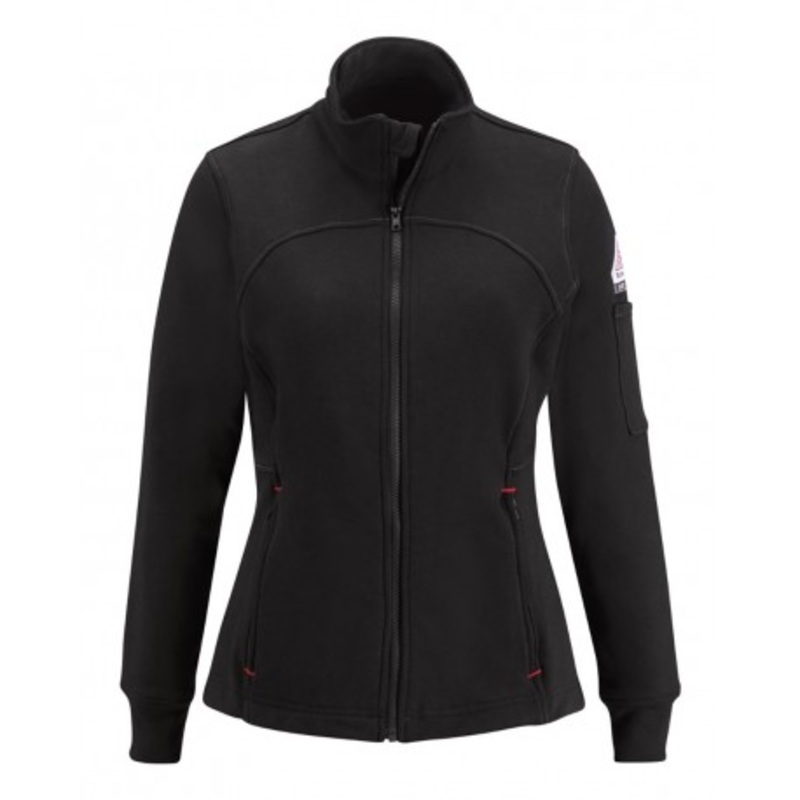 Bulwark SEZ3 Women’s Zip Front Fleece Jacket-Cotton/Spandex Blend | Bulwark SEZ3