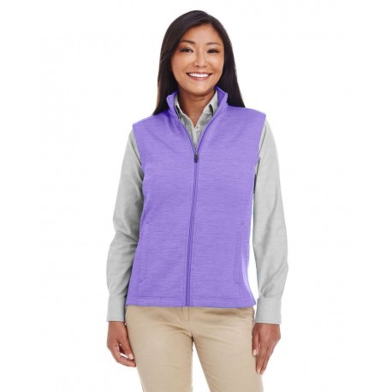 Devon & Jones DG797W Women’s Newbury Melange Fleece Vest | Devon & Jones DG797W
