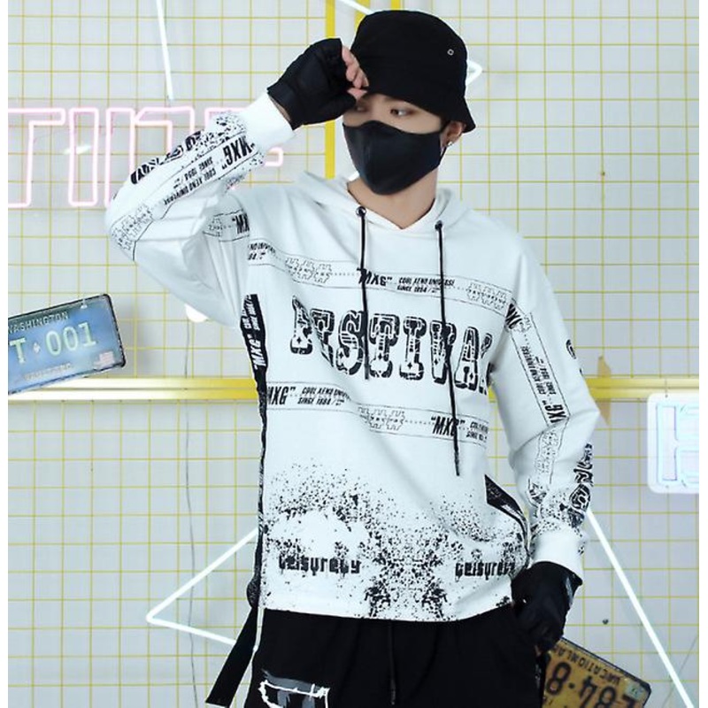 2022 Spring And Autumn Luxury Men’s National Tide Sweater Loose Hooded Sweater Tide Luxury Hip-hop Hoodie