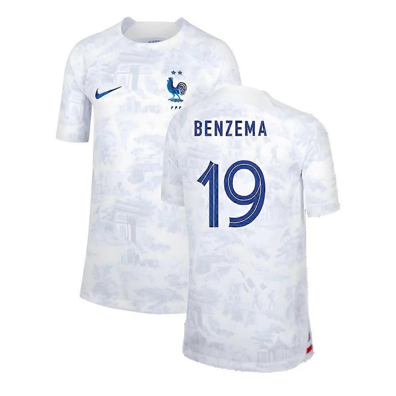2022-2023 France Away Shirt (Kids) (Benzema 19)