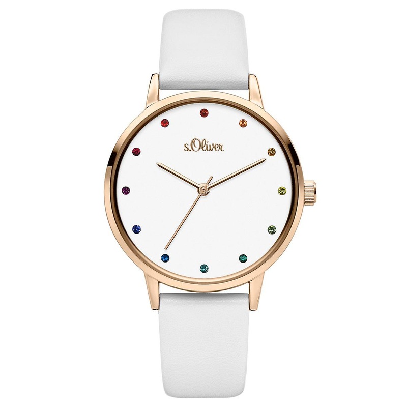 s.Oliver Women’s Watch Wristwatch Leather SO-3781-LQ