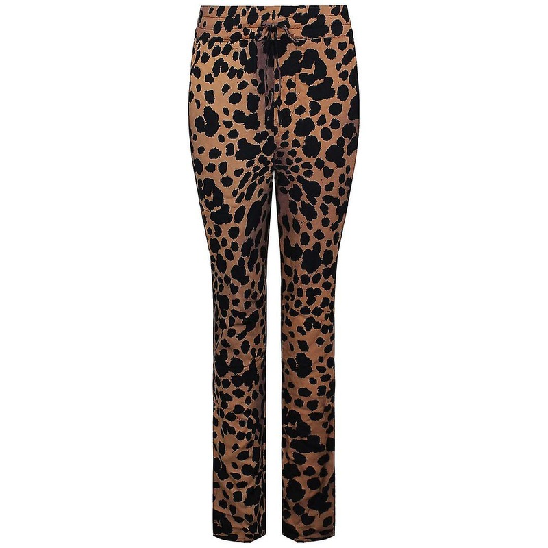 Vans Off The Wall Stretch Waist Black/Brown Printed Womens Pants VVXOCQ9