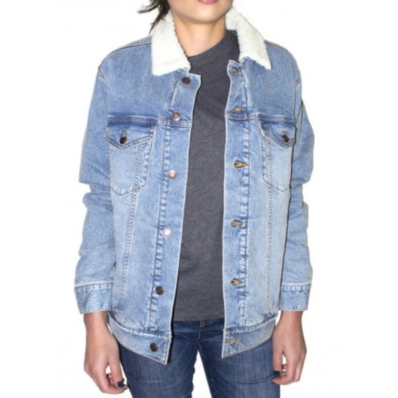 Threadfast Apparel 372J Unisex Sherpa-Lined Denim Jacket | Threadfast Apparel 372J