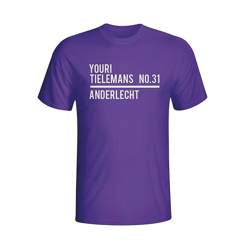 Youri Tielemans Anderlecht Squad T-shirt (purple)