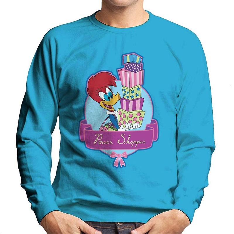 Woody Woodpecker Winnie Woodpecker Power Shopper Men’s Sweatshirt