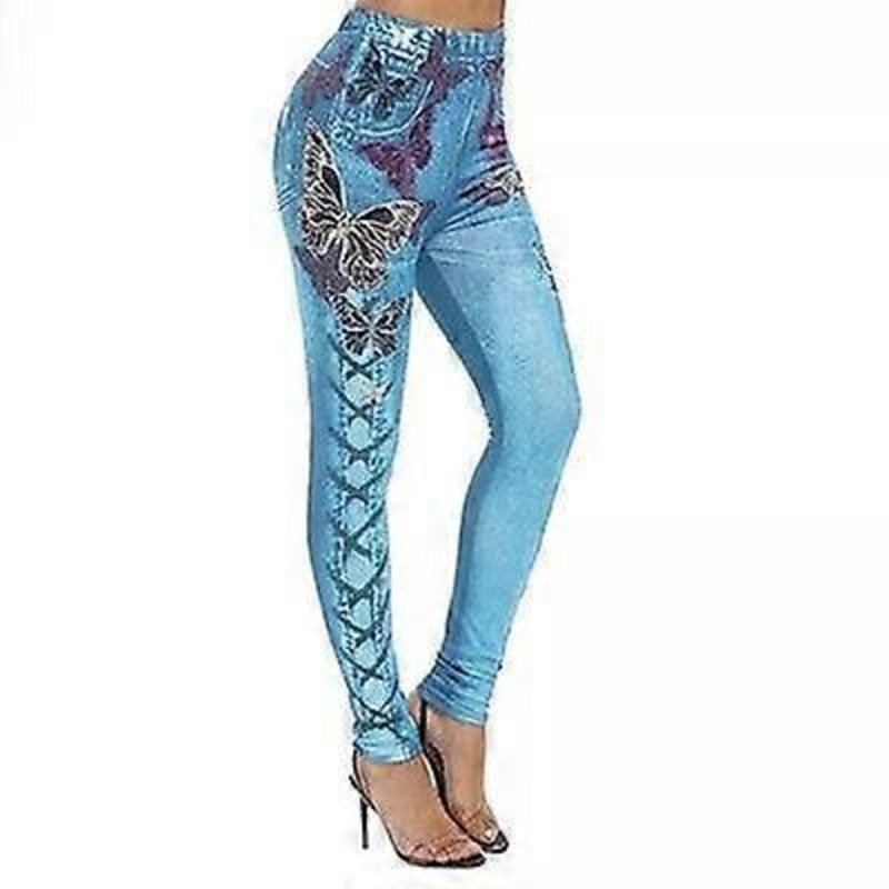 Women Fashion 3d Print Casual Hip Slimming Breathable Leggings