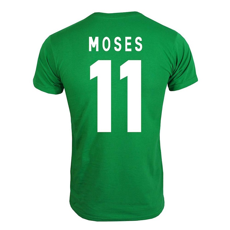 2013 Nigeria CAF Winners T-Shirt (Green) – Moses 11