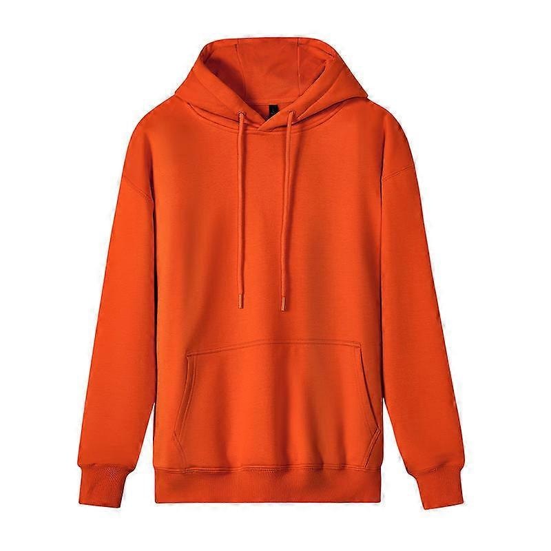 Wool lining thick Korean style trendy loose lazy sweatshirt set