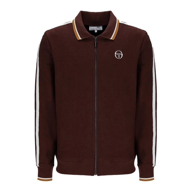 Sergio Tacchini Giorno Track Top Jacket Bitter Chocolate