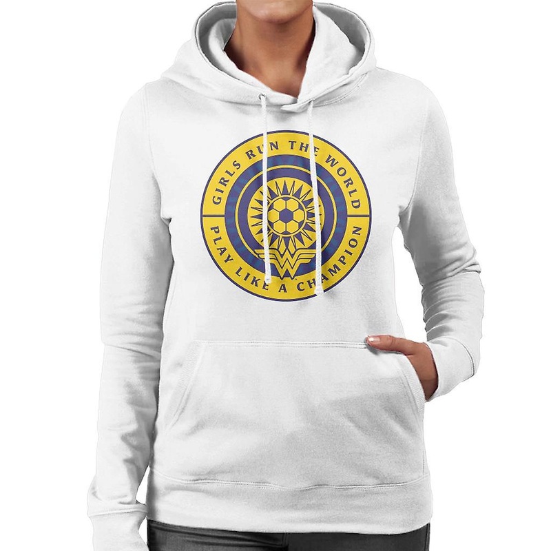 Wonder Woman Sports Girls Run The World Women’s Hooded Sweatshirt
