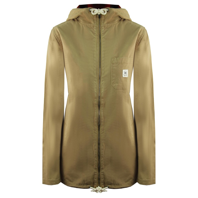 Vans Off The Wall Presto Full Zip Up Hooded Coat Womens Jacket V2Y3ELK X20A