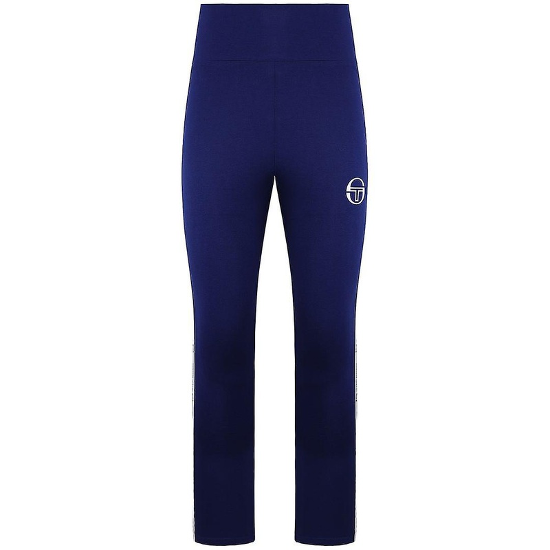 Sergio Tacchini Jola Leggings Womens Taped Casual Gym Pants 38079 214