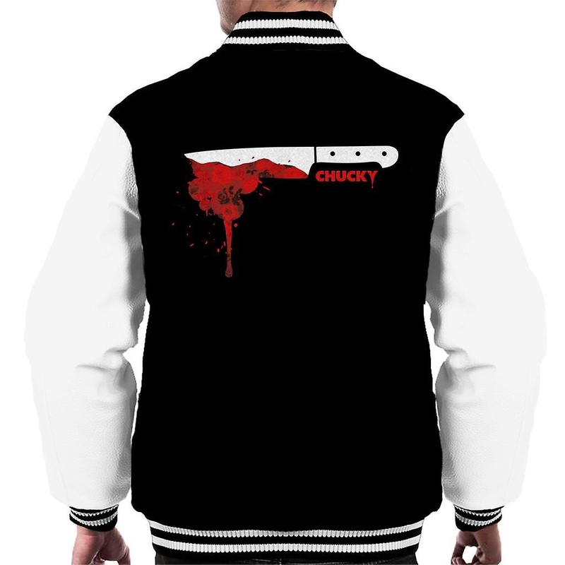 Chucky Floral Blood Drop Men’s Varsity Jacket