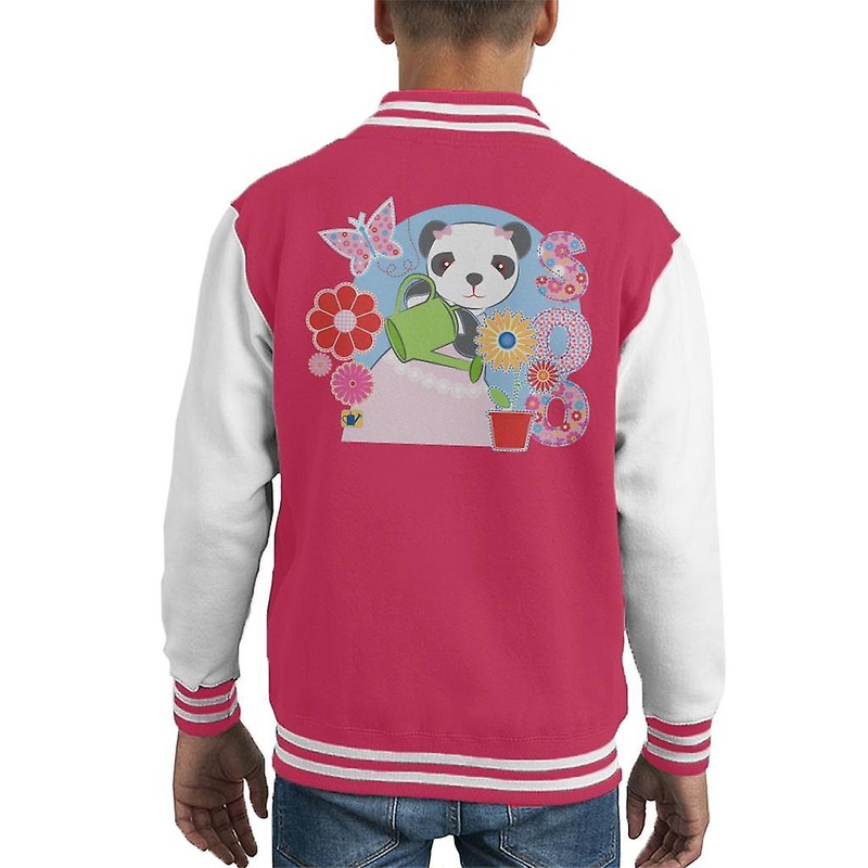 Sooty Soo Watering Flowers Kid’s Varsity Jacket