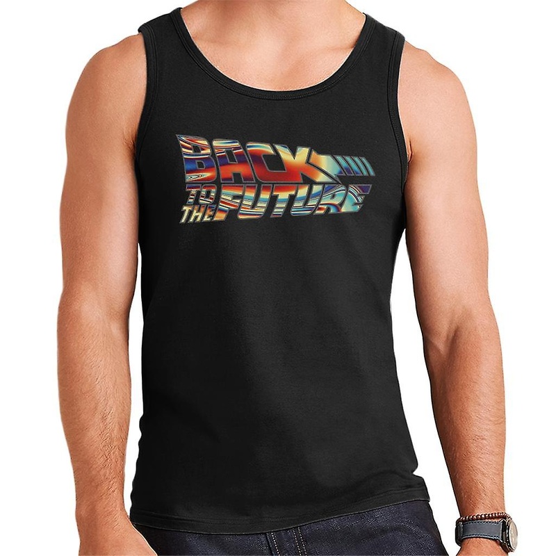 Back to the Future Psychedelic Logo Men’s Vest