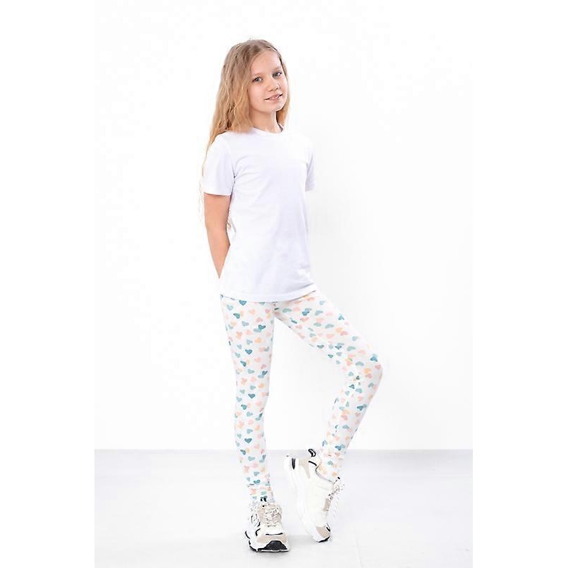 Girls Leggings  Soft Cotton Fit & Flexible Waistband, Any season,  HC 6000-043