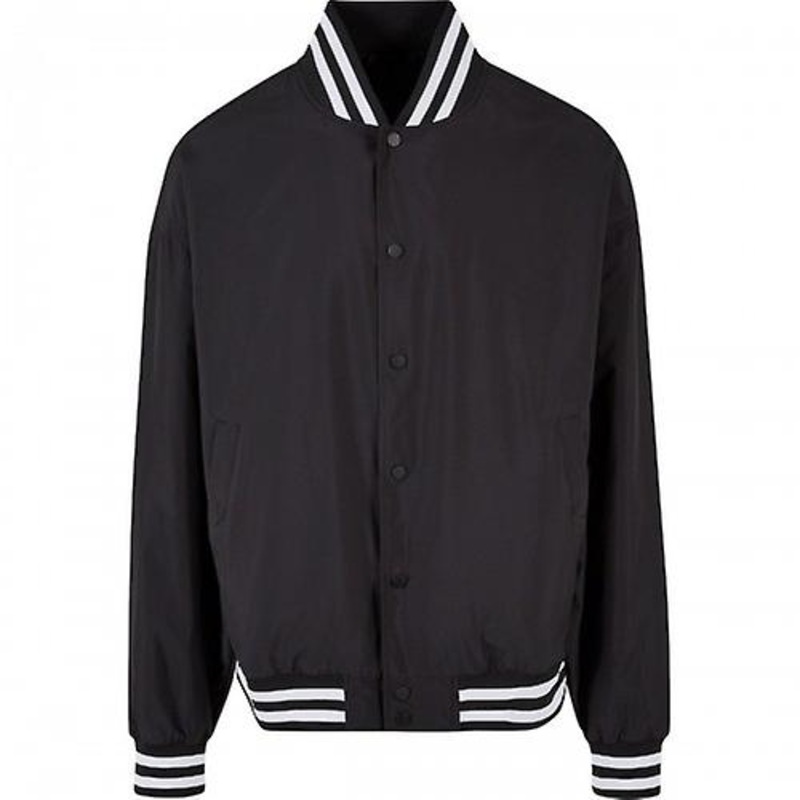 Build Your Brand Mens Light College Lightweight Varsity Jacket