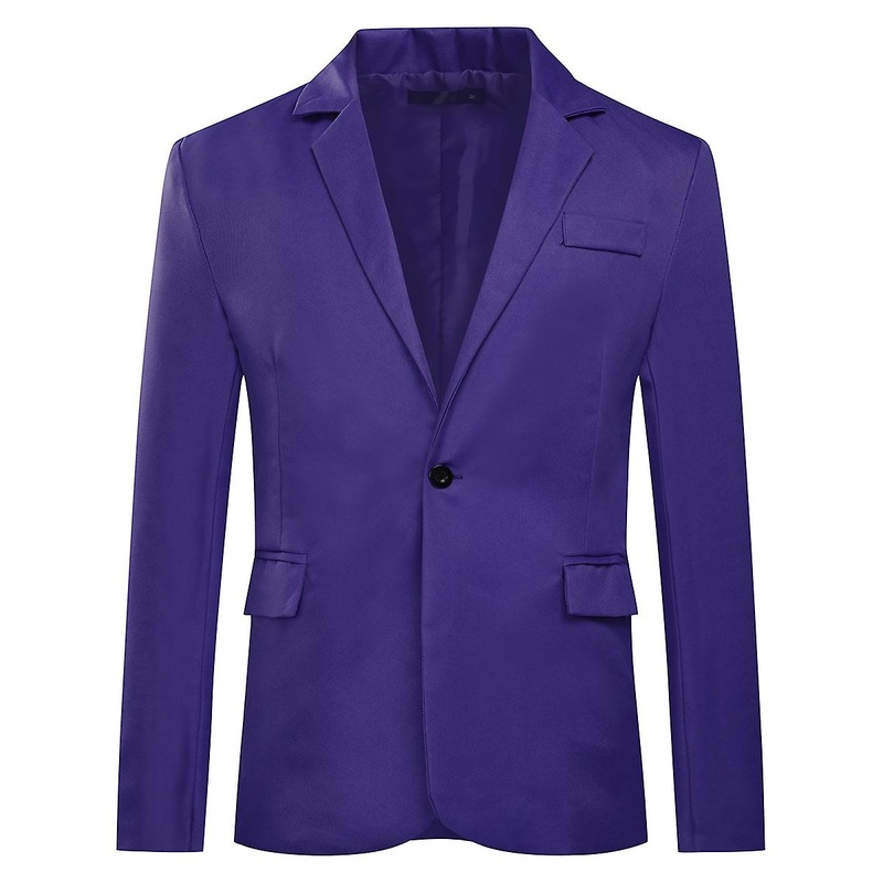 Cloudstyle Men’s Single Breasted Casual Suit 6 Colors