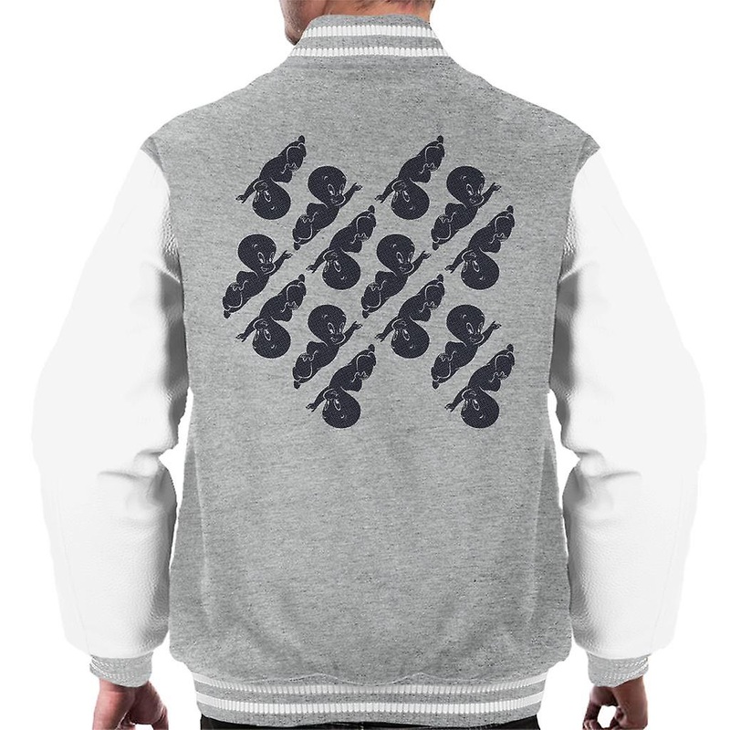 Casper The Friendly Ghost Flying Pattern Men’s Varsity Jacket
