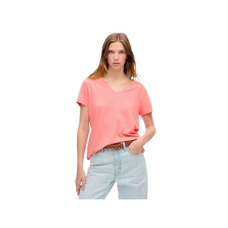 Women’s Superdry Oversize T Shirt Pink