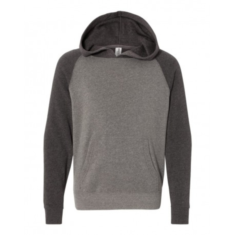 Independent Trading Co. PRM15YSB Youth Lightweight Special Blend Raglan Hooded Sweatshirt | Independent Trading Co. PRM15YSB