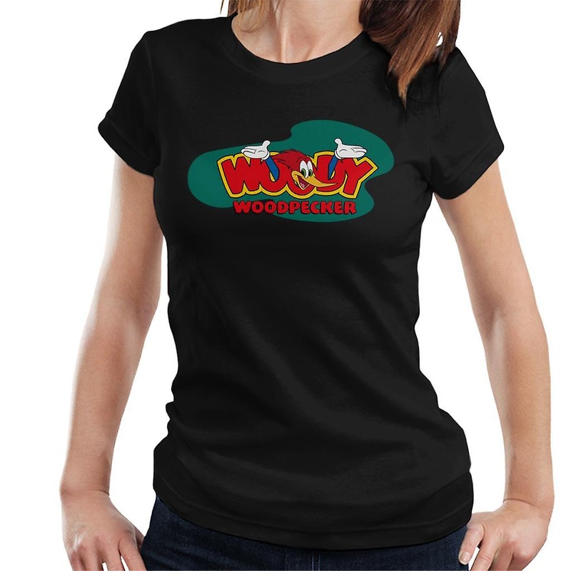 Woody Woodpecker Arms Through Os Logo Women’s T-Shirt