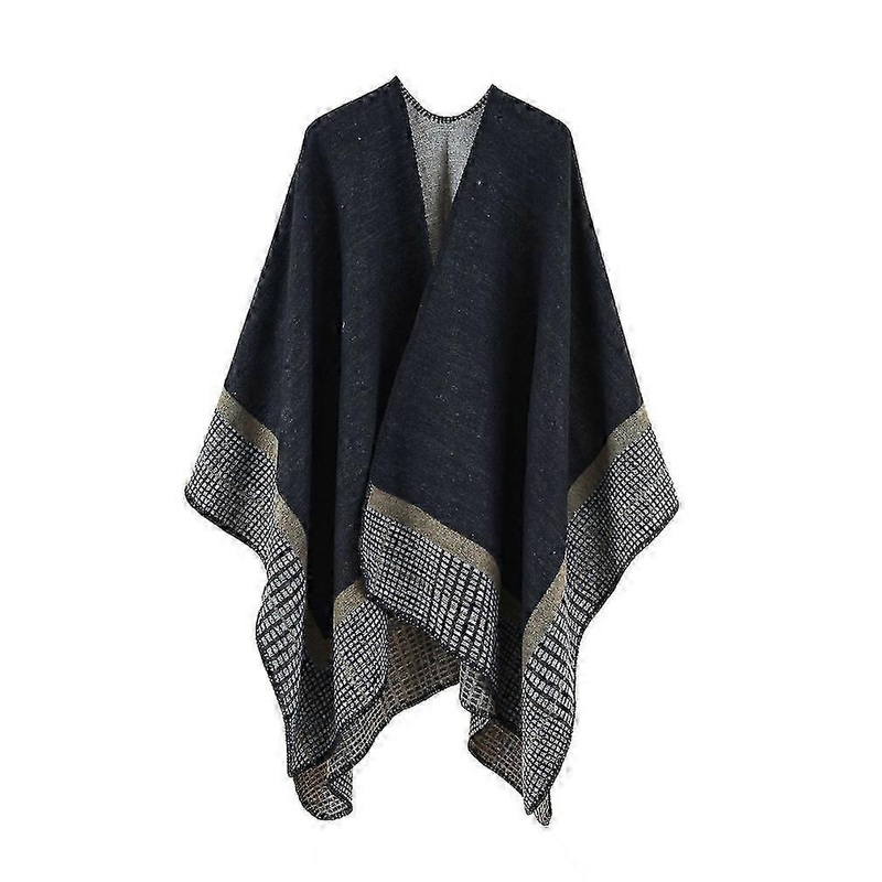 Winter Poncho Open Front Cape Warm Cardigant For Women