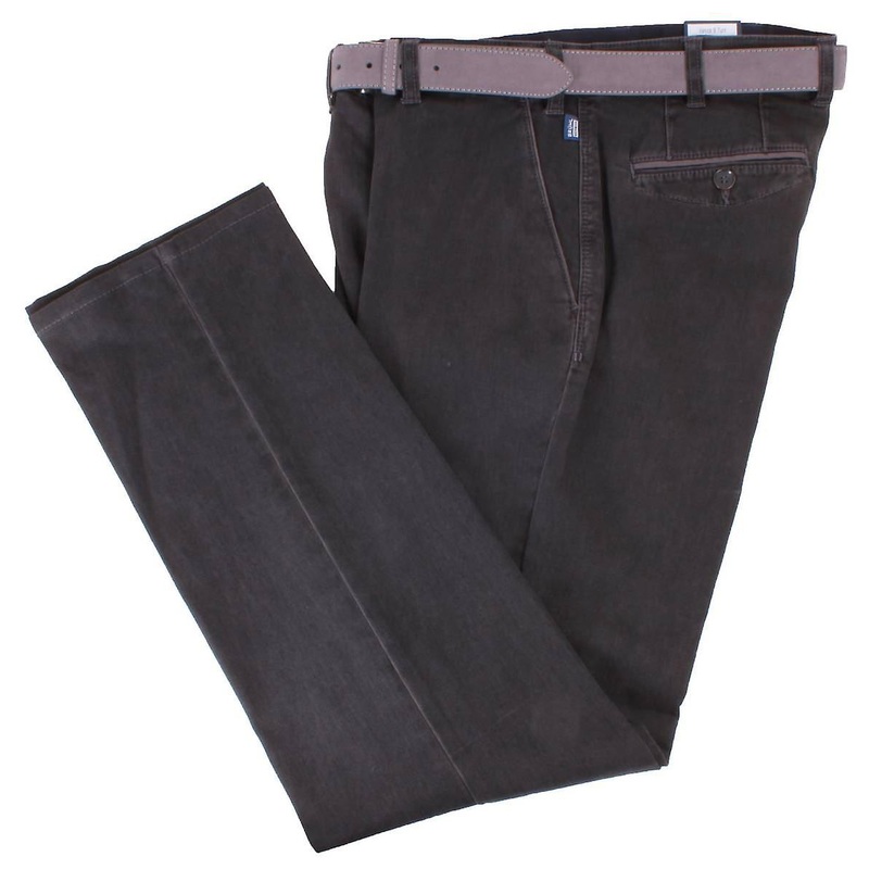BRUHL Venice B Turn Autumn Weight Chinos – Anthracite Grey