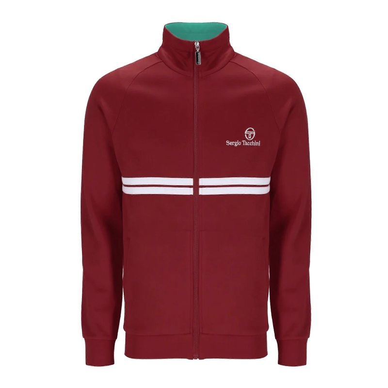 Sergio Tacchini New Dallas Track Top Jacket RhubarbAruba