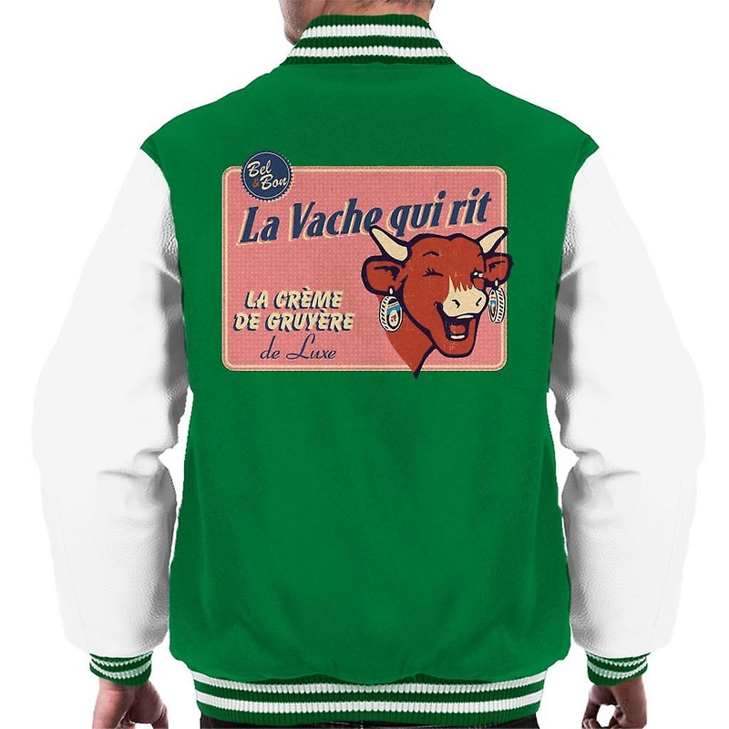 The Laughing Cow La Creme De Gruyere De Luxe Men’s Varsity Jacket
