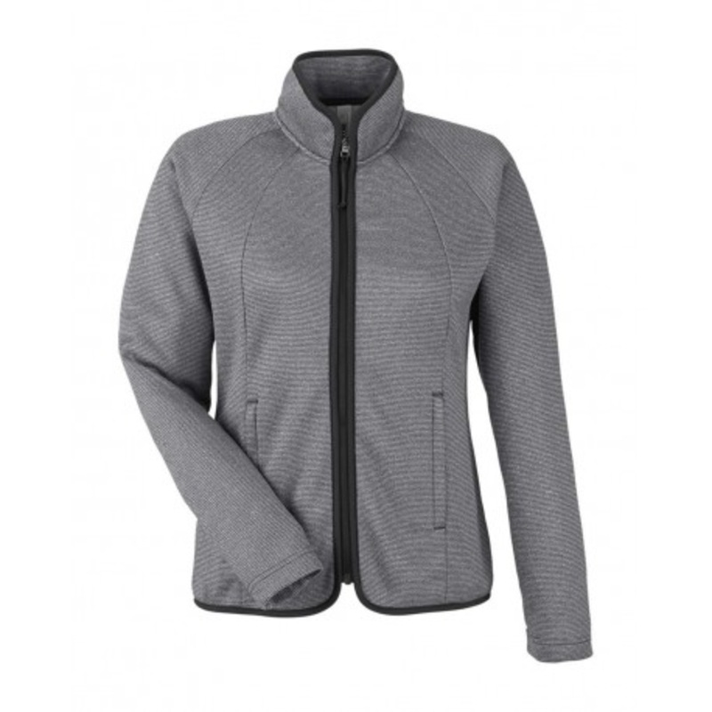 CORE365 CE72W Women’s Venture Heathered Stripe Full-Zip | CORE365 CE72W