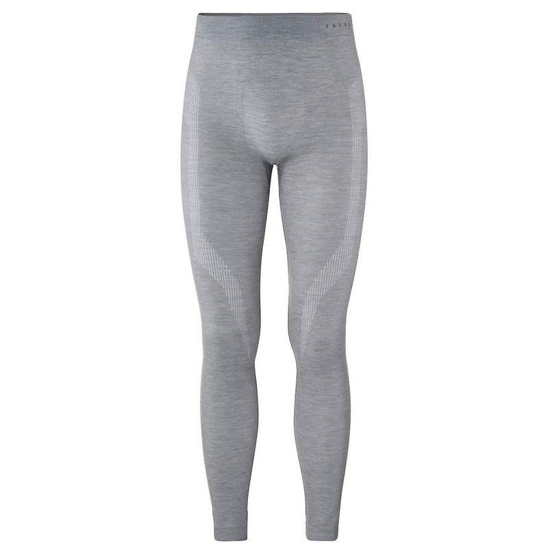 Falke Long Wool Tech Tights – Grey Heather