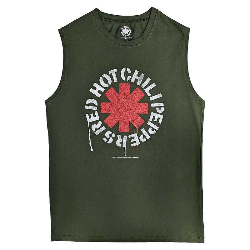 Red Hot Chili Peppers Stencil Muscle Tank