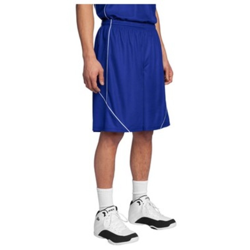 Sport-Tek T565 PosiCharge Mesh; Reversible Spliced Shorts