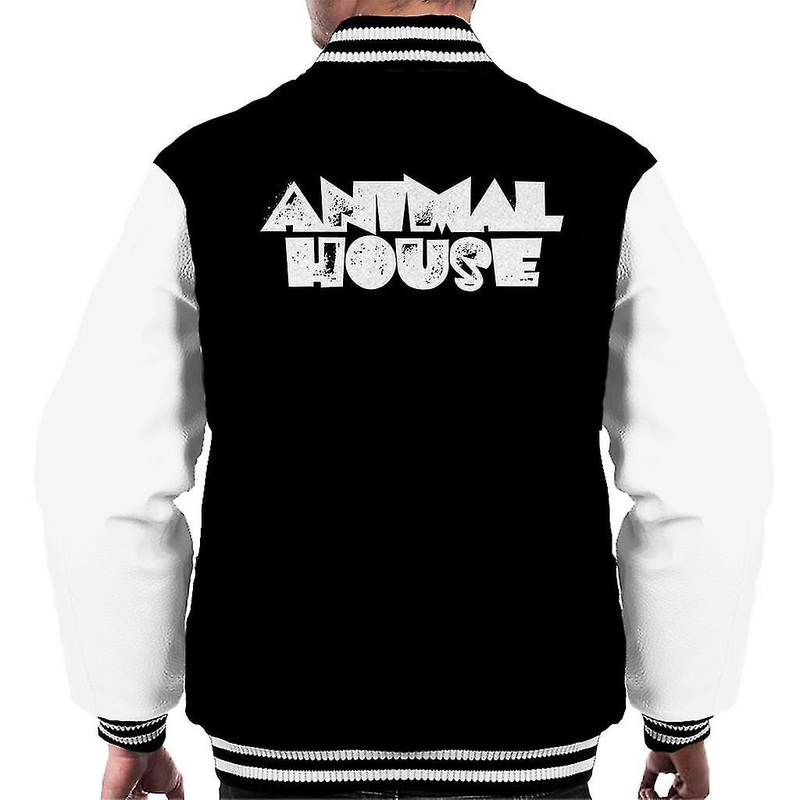 Animal House White Logo Men’s Varsity Jacket
