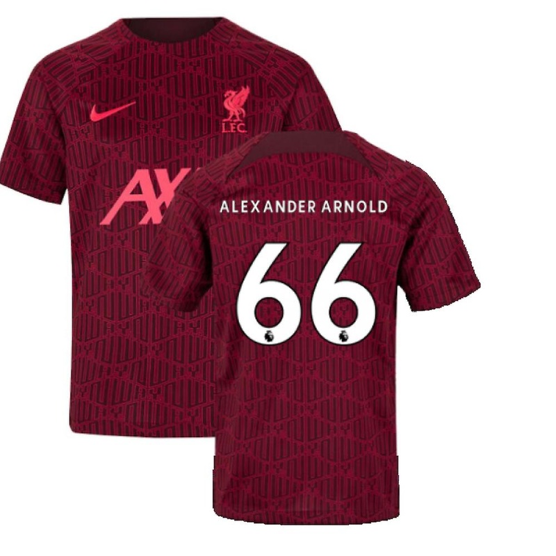 2022-2023 Liverpool Pre-Match Training Shirt (Red) – Kids (ALEXANDER ARNOLD 66)